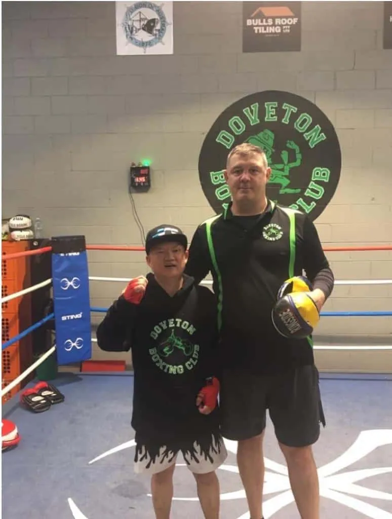 Participant in Boxing Ring Participant in Boxing Ring